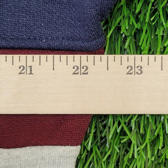 Vintage 90s MacGregor Ringer Sweatshirt Womens XL 22x23 Boxy - Picture 15 of 16